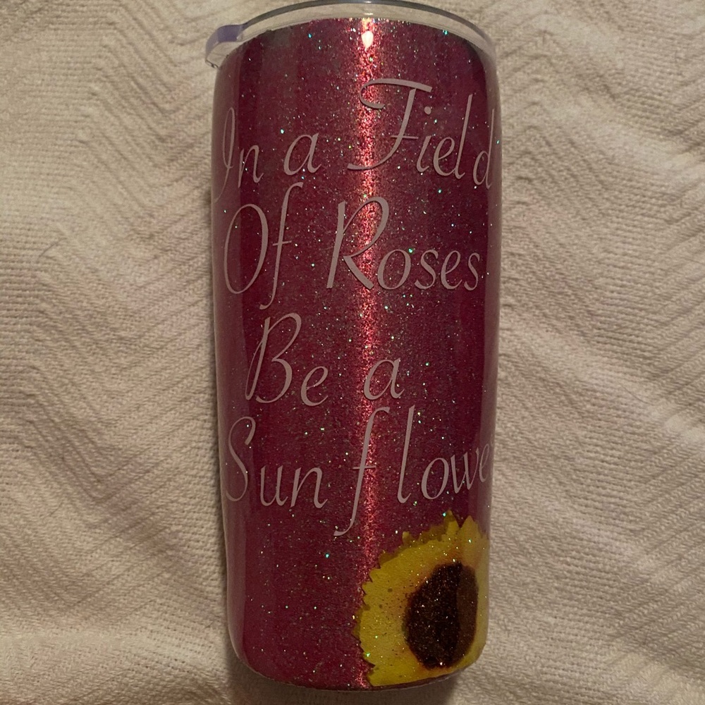 Sunflower tumbler